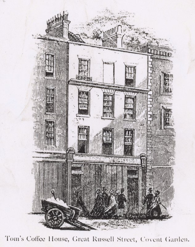 Toms Coffee House, Great Russell Street, Covent Garden von English School
