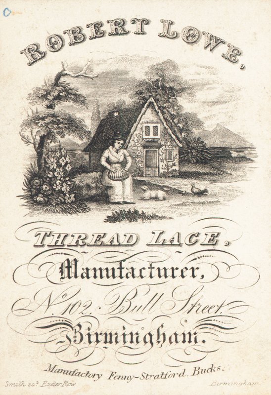 Handelskarte, Robert Lowe von English School