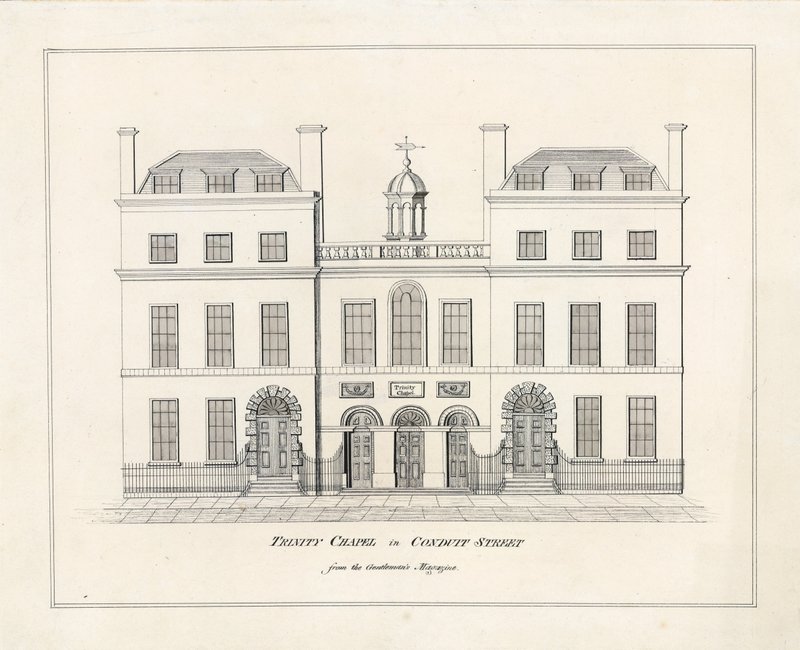 Trinity Chapel, Conduit Street, London von English School