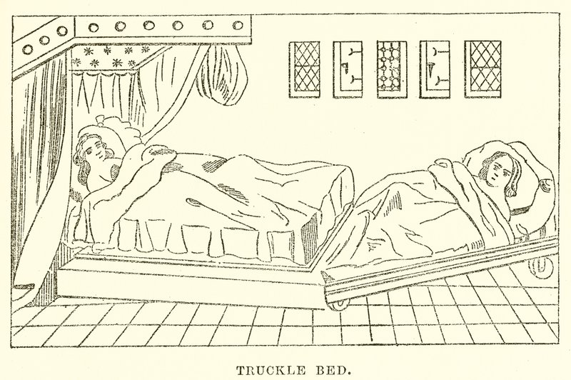 Truckle-Bett von English School