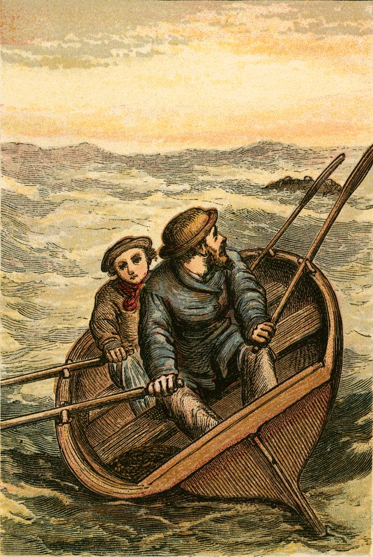 Zwei Personen gerettet von Leask und seinem jungen Sohn vor Stromness von English School