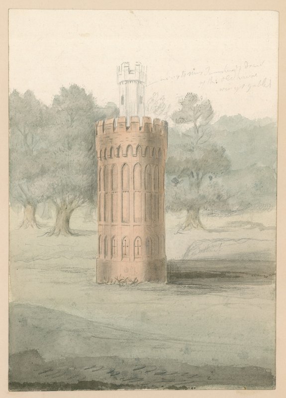 Unidentifizierter Turm, Tottenham, London von English School