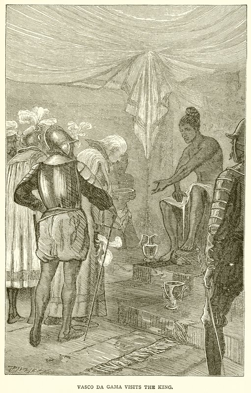 Vasco da Gama besucht den König von English School