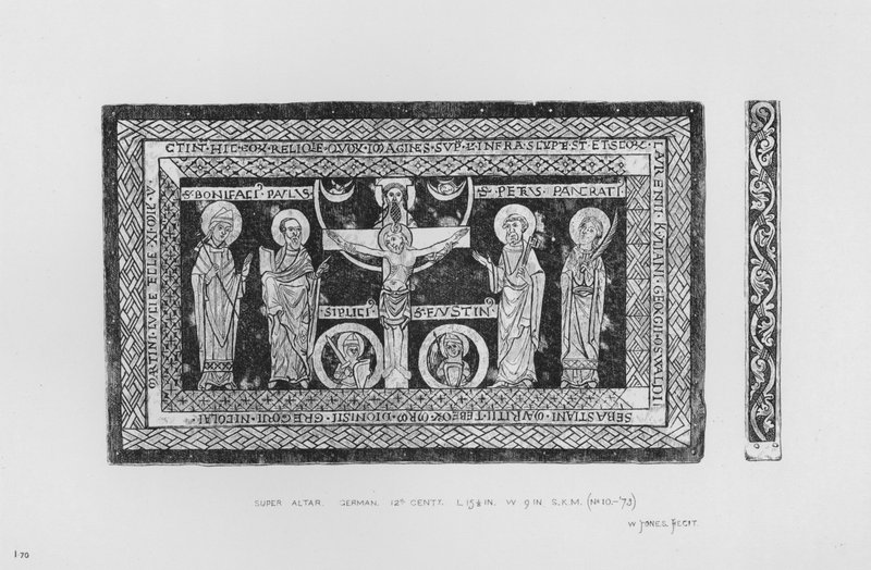 Victoria und Albert Museum: Superaltar, Deutsch, 12. Jahrhundert von English School