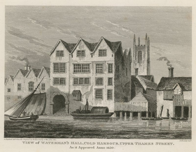 Ansicht der Watermans Hall von English School