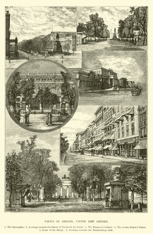 Ansichten von Berlin, Unter den Linden von English School