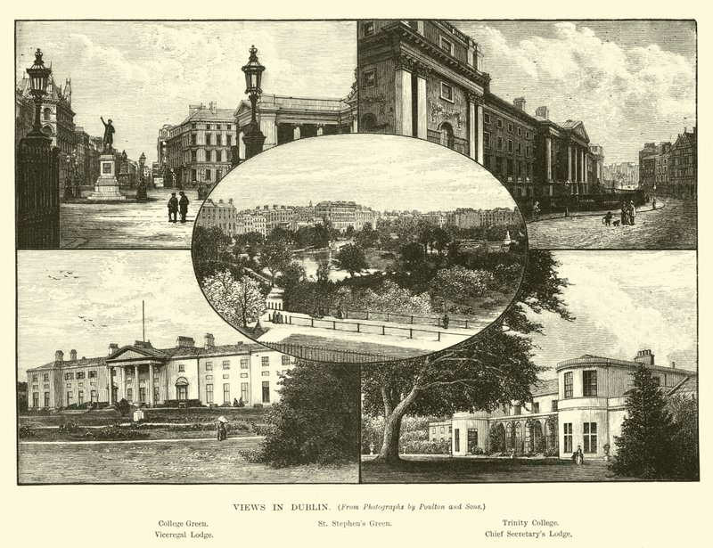 Ansichten in Dublin von English School