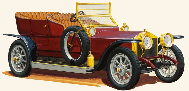 Vintage-Auto von English School