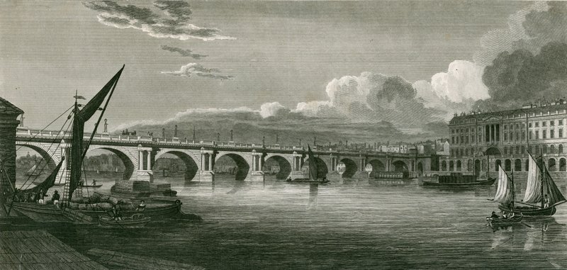 Waterloo-Brücke, London von English School