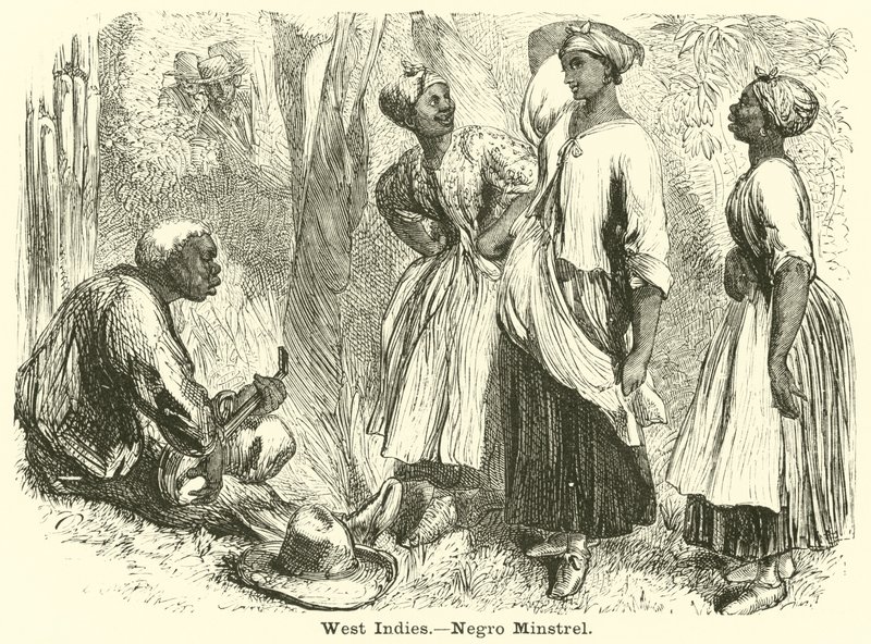 Westindische Inseln, Neger-Minstrel von English School