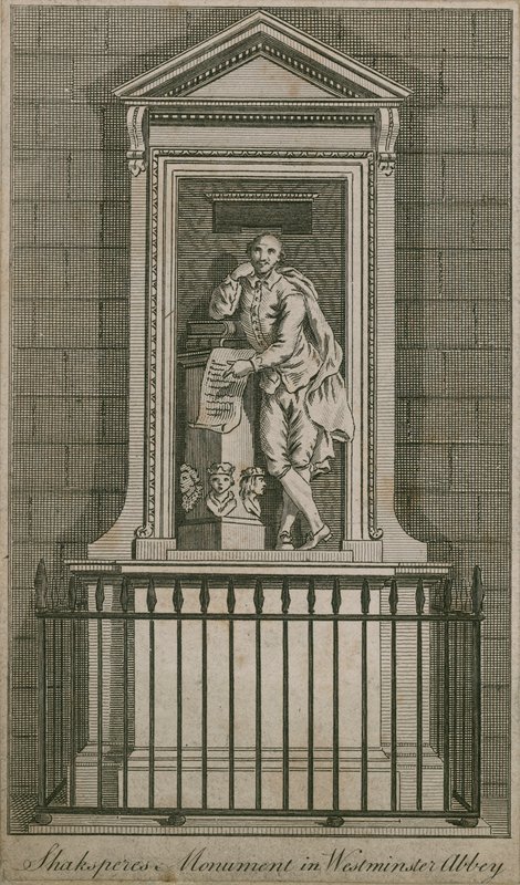 William Shakespeare Denkmal von English School