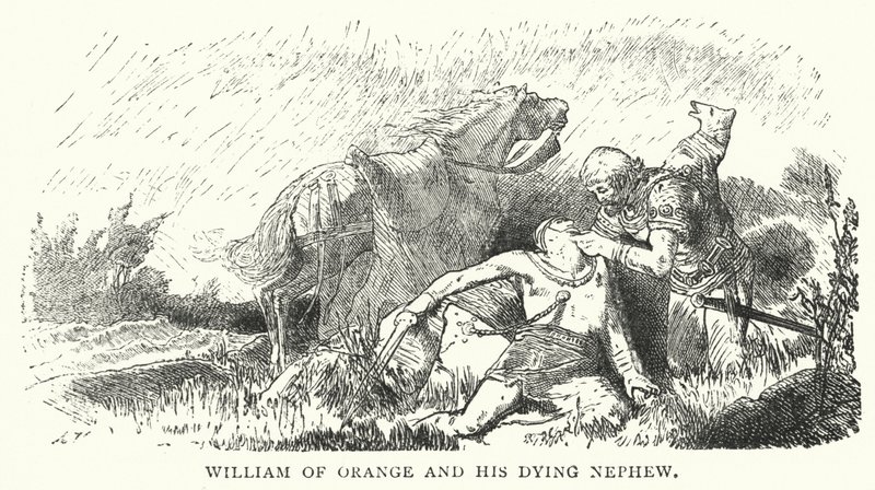 Wilhelm von Oranien und sein sterbender Neffe von English School
