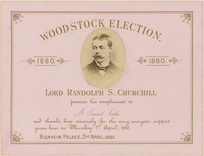 Woodstock-Wahl 1880 von English School