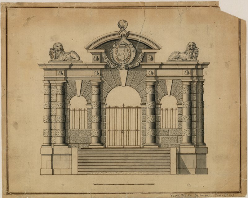 York Stairs von Inigo Jones, ca. 1626 von English School