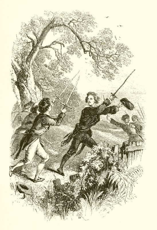Junger Washingtons militärische Ambitionen von English School