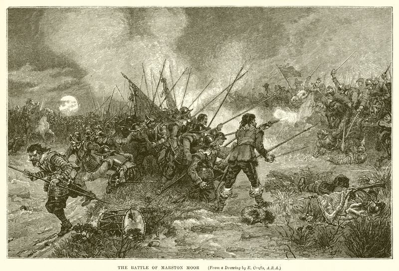 Die Schlacht von Marston Moor von Ernest Crofts
