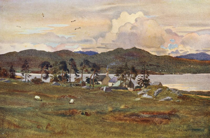 Lochinvar mit dem Haus des Hüters von Ernest Edward Briggs