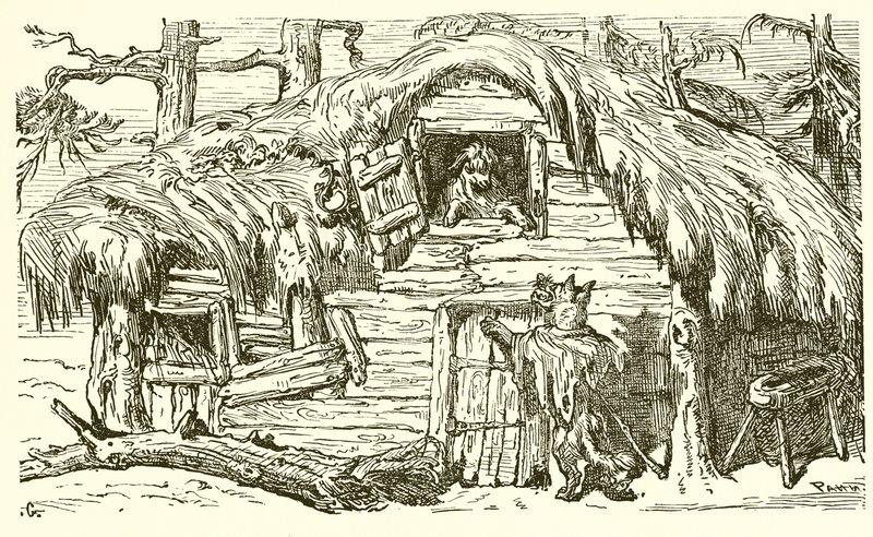 Der Wolf, die Ziege und das Kitz von Ernest Henry Griset