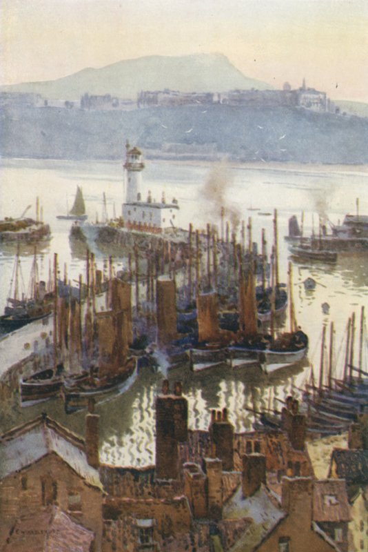 Der Hafen von der Altstadt von Ernest William Haslehust