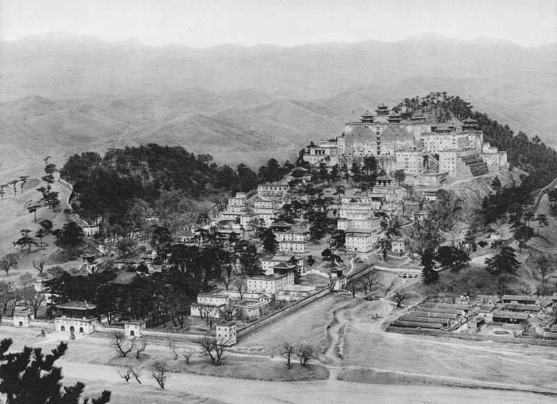 Jehol, Potala, Chihli, Das Lama-Kloster Potala in Jehol, Blick von Südosten von Ernst Boerschmann