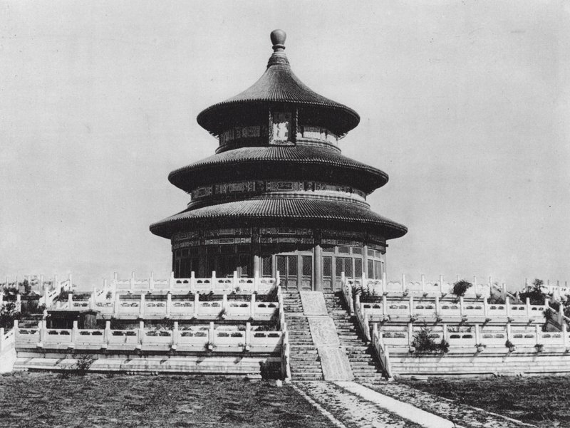 Peking, Tien tan, Chihli, Himmelstempel, Halle der jährlichen Gebete von Ernst Boerschmann