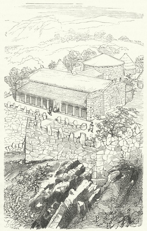 Haus eines pelasgischen Adligen von Eugene Emmanuel after Viollet le Duc