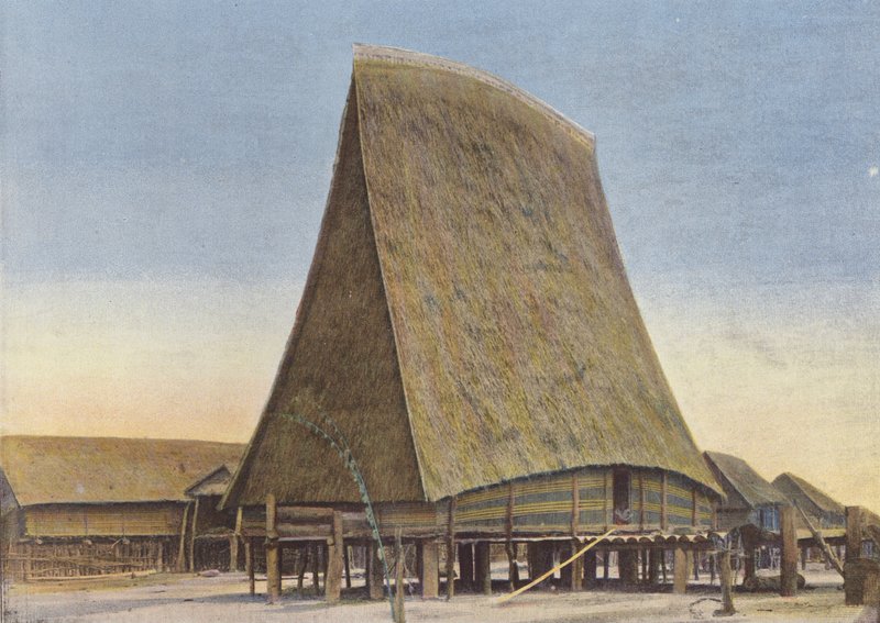 Gemeindehaus (Rathaus) in Kontun bei den Mois Sedangs von European Photographer