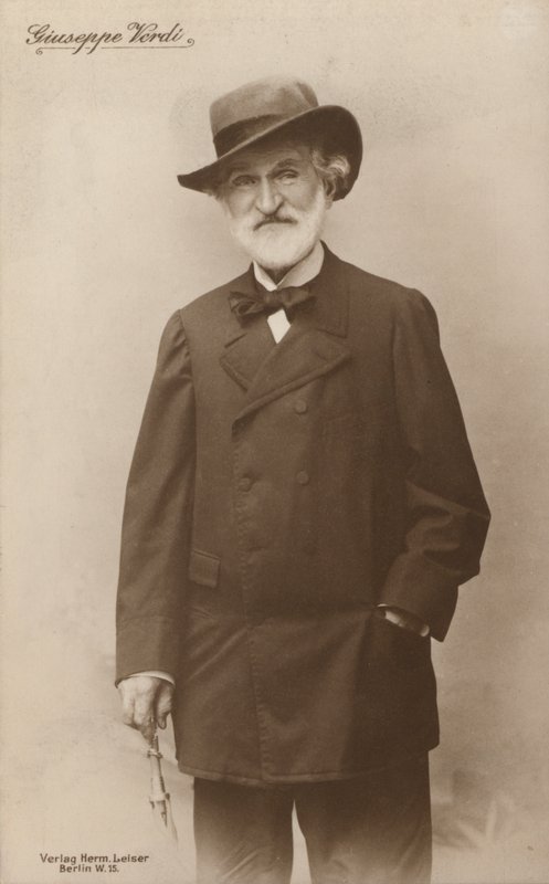 Porträt von Giuseppe Verdi, Opernkomponist von European Photographer