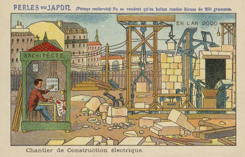 Automatisierte elektrische Baustelle im Jahr 2000 von European School