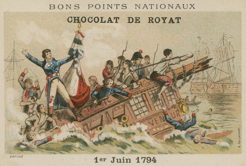 Schlacht von Ouessant (Glorreicher Erster Juni), 1794 von European School