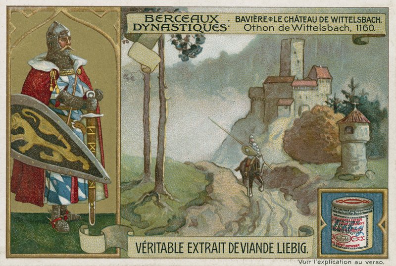 Bayern: Burg Wittelsbach und Otto I. von Wittelsbach, Herzog von Bayern, 1160 von European School