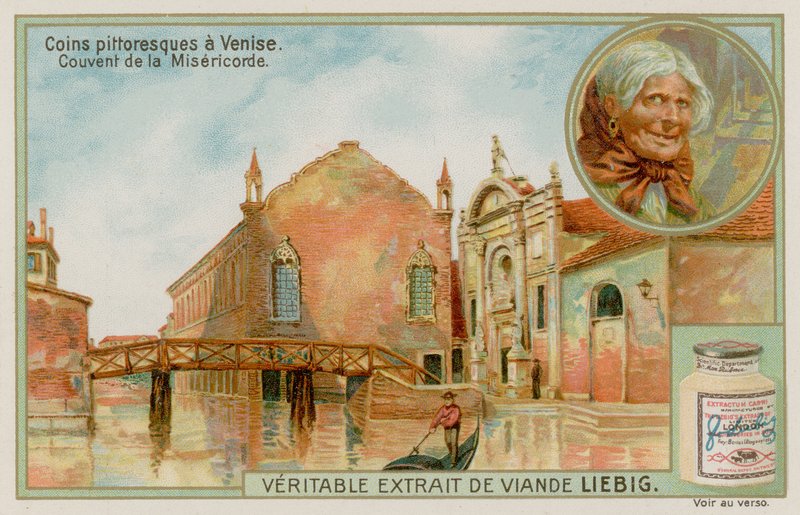 Kirche der Abtei Misericordia vom Kanal aus von European School