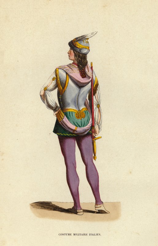 Italienische Militäruniform von European School