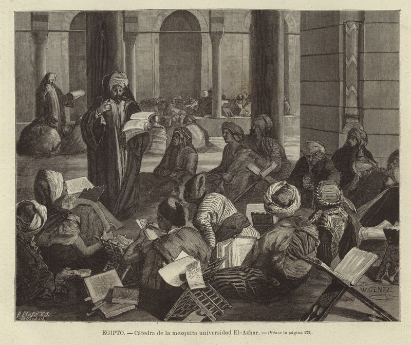 Ägypten - Stuhl der Moschee der Al-Azhar-Universität von European School
