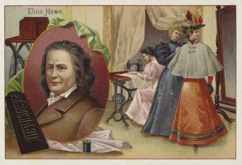 Elias Howe, amerikanischer Erfinder und Pionier der Nähmaschine von European School