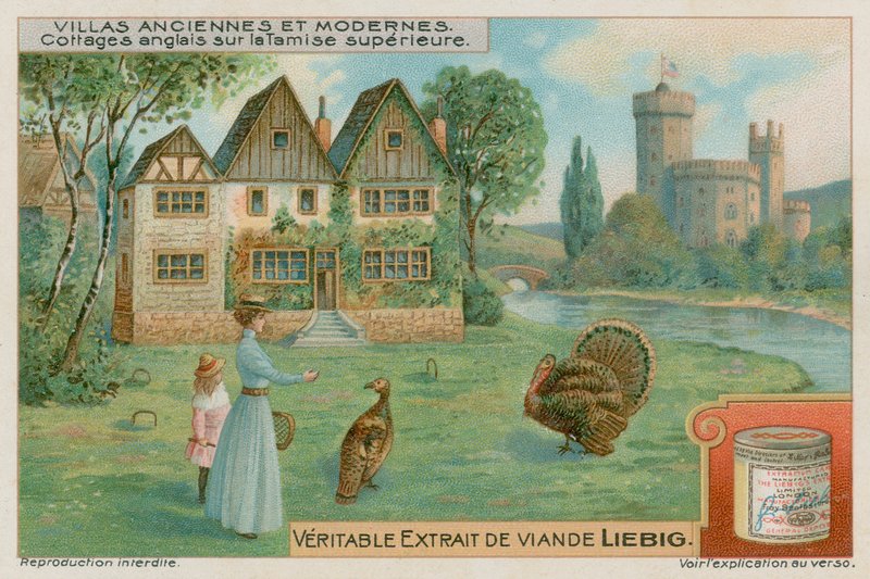 Englische Cottages an der oberen Themse von European School