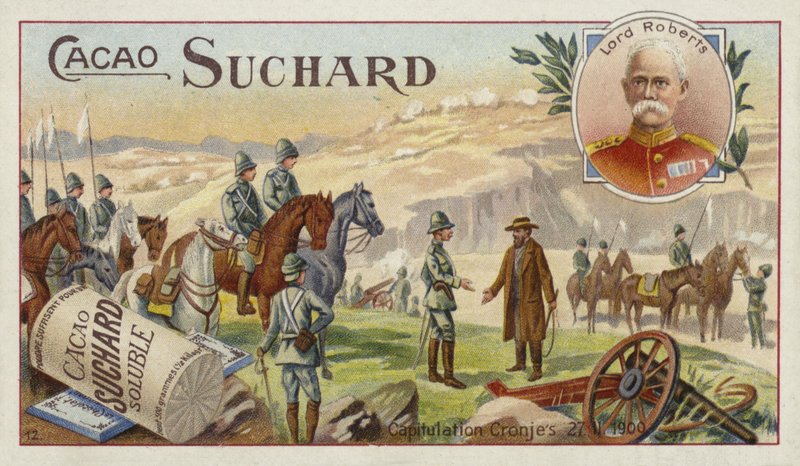 Feldmarschall Lord Roberts und die Kapitulation von Piet Cronje, Burenkrieg, 27. Februar 1900 von European School
