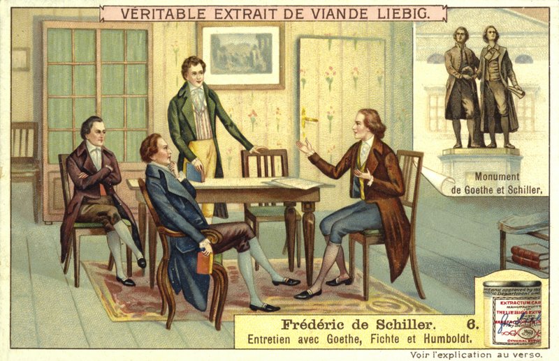 Friedrich Schiller, deutscher Philosoph, Dichter und Dramatiker von European School