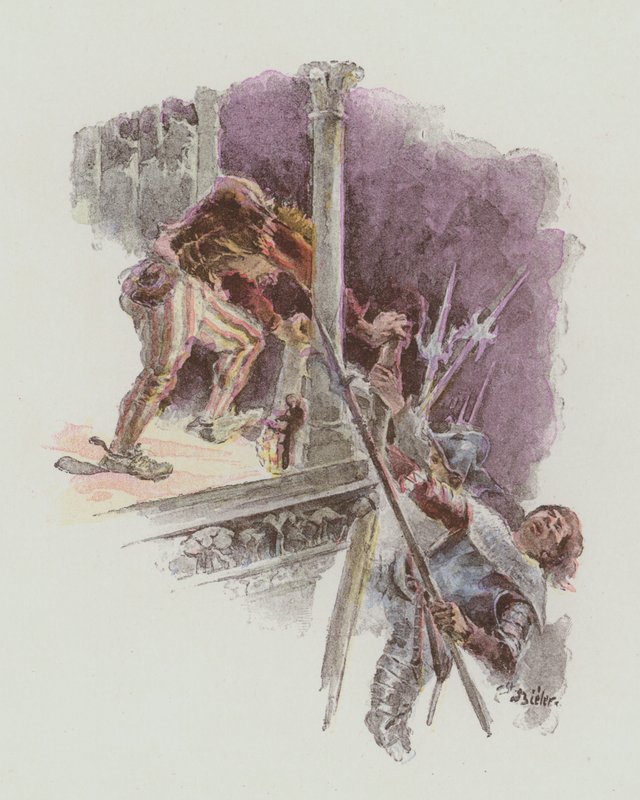 Illustration für Notre-Dame de Paris von Victor Hugo von European School