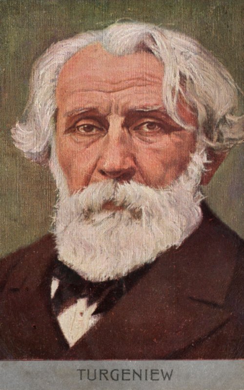 Iwan Turgenew, russischer Romanautor von European School