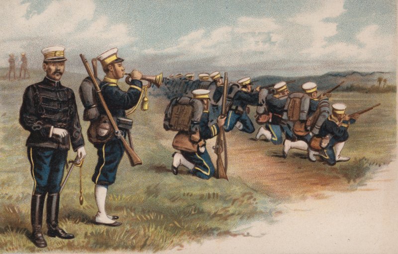 Japanische Infanterie, Russisch-Japanischer Krieg von European School