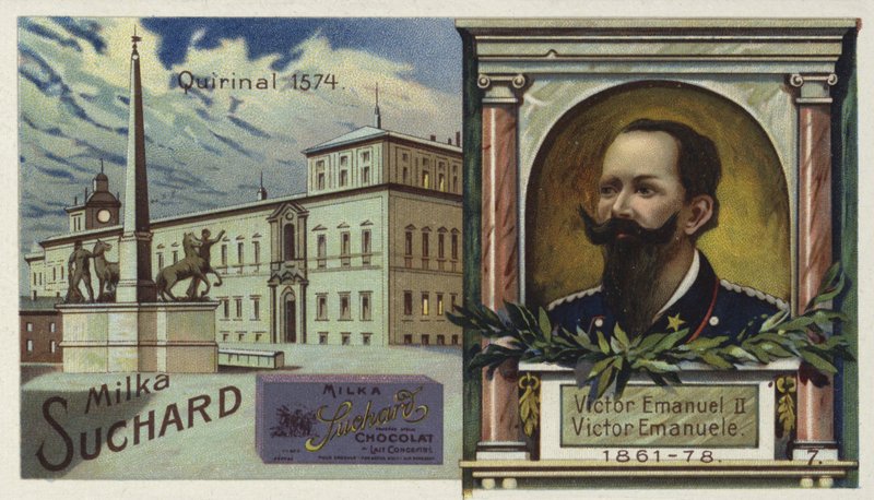 König Viktor Emanuel II. von Italien und der Quirinalspalast, Rom von European School
