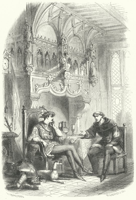 Treffen zwischen dem flämischen Staatsmann Jacob van Artevelde und König Edward III. von England von European School