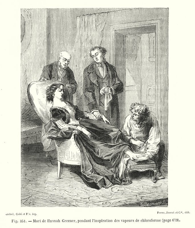 Tod von Hannah Greener während der Inhalation von Chloroformdämpfen von European School