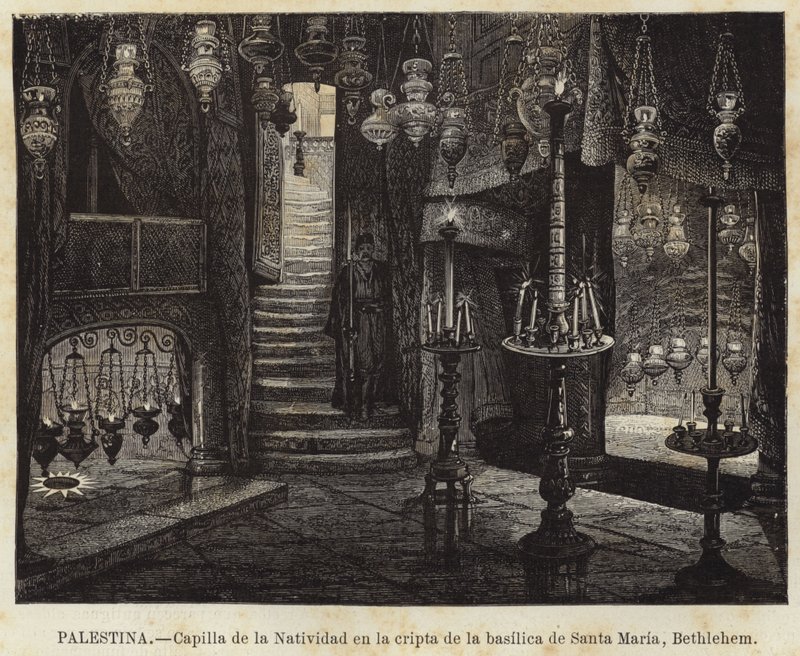 Palästina, Geburtskapelle in der Krypta der Basilika Santa Maria, Bethlehem von European School