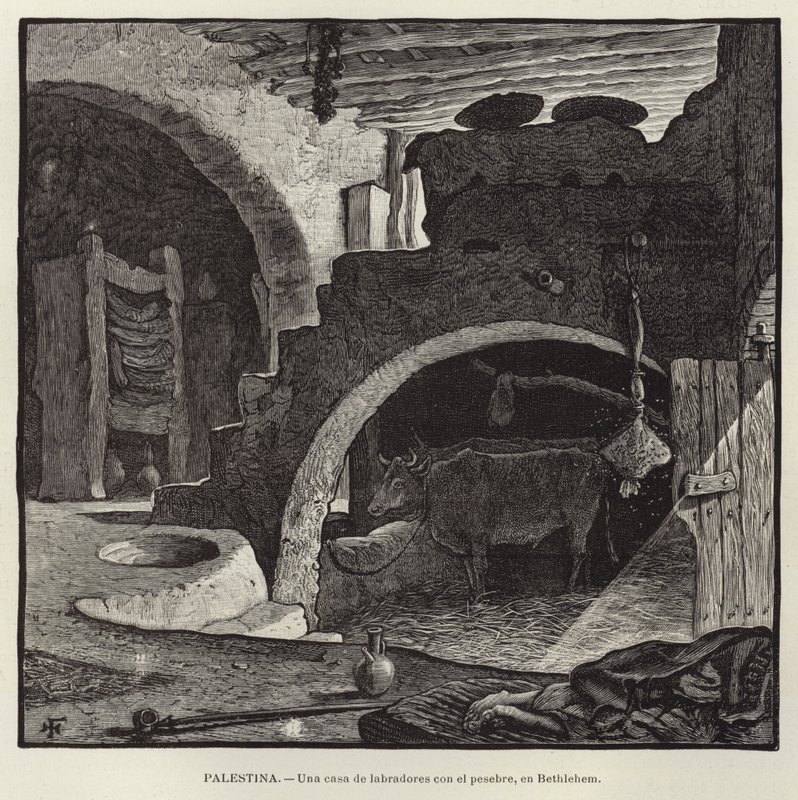 Palästina, Ein Bauernhaus mit Krippe in Bethlehem von European School