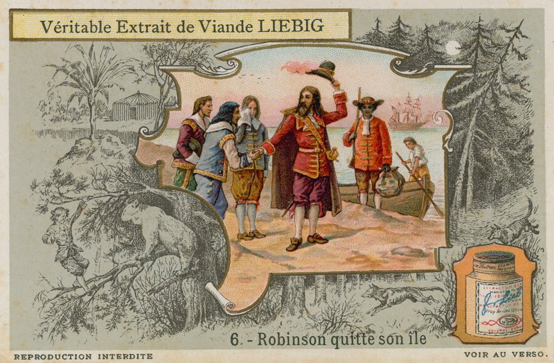 Robinson Crusoe verlässt die Insel von European School