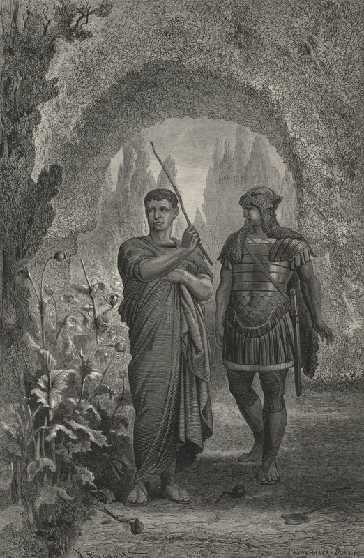 Tarquin der Stolze und der Gesandte von Sextus von European School