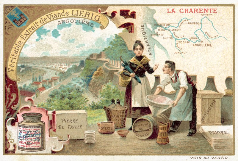 Die Charente und ein Blick auf Angoulême von European School