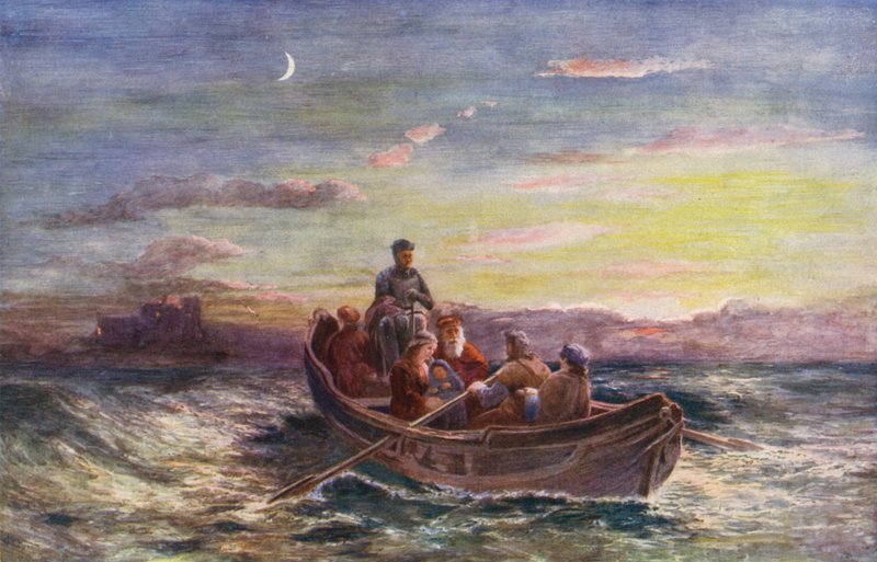 Die Flucht von Maria Stuart aus Schloss Loch Leven von European School